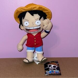 Vintage luffy one piece pirate plush stuffed animal toy Anime nami zoro sanji